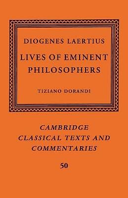 Diogenes Laertius: Lives of Eminent Philosophers Dorandi Paperback 9781316642856