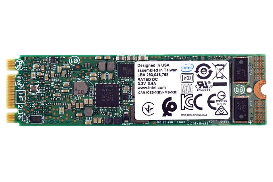 Genuine Intel SSDSCKJB150G7 DC S3520 Series 150GB SATA MLC M.2 SSD J57264-000 - Image 3 of 3