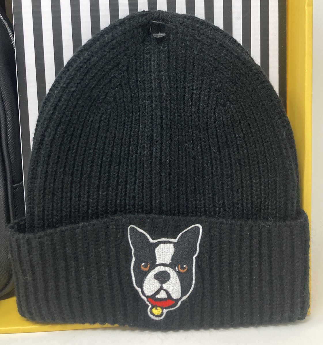NWT Marc Tetro Boston Terrier Mini Backpack ? & Beanie Set. New in Gift Box. Marc Tetro | Bags | Nwt Marc Tetro Boston Terrier Mini  main image 4