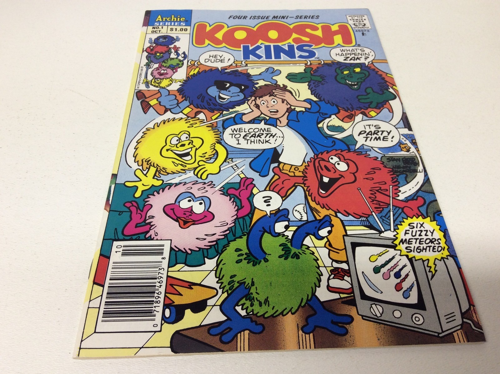 KOOSH KINS #1 (ARCHIE COMICS/1991/NEWSSTAND/ODDZON PRODUCTS TOYLINE ...