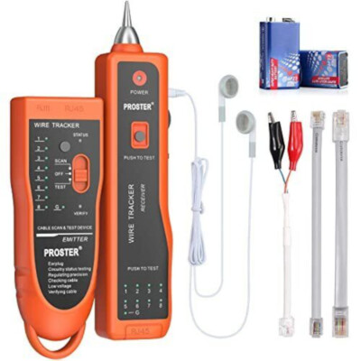 Proster Netzwerkkabel Wire Tracker XQ 350 mit Kopfhörer Hochempfindlicher