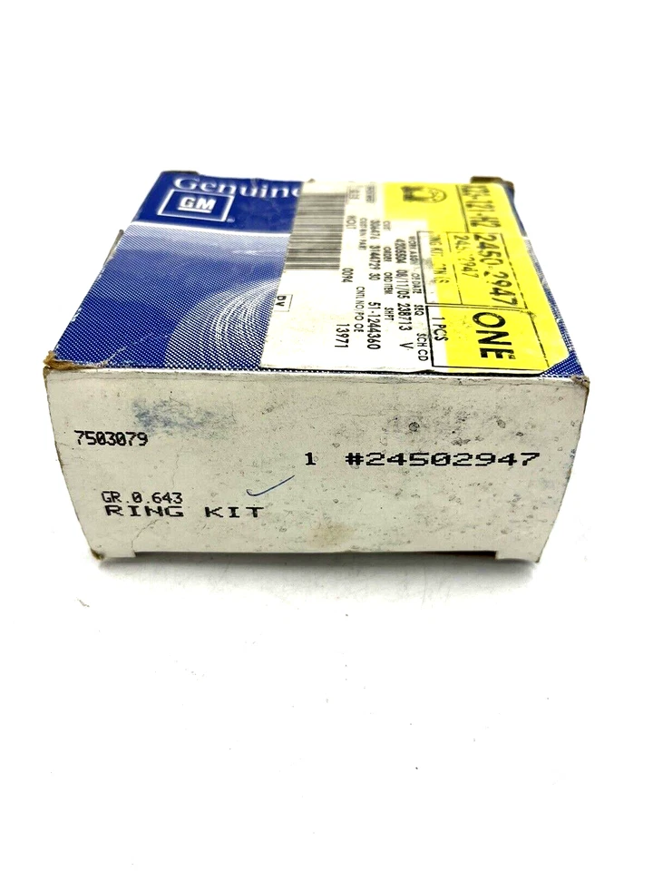 Kit de anillo General Motors 24502947, pistón Foto 3 de 3