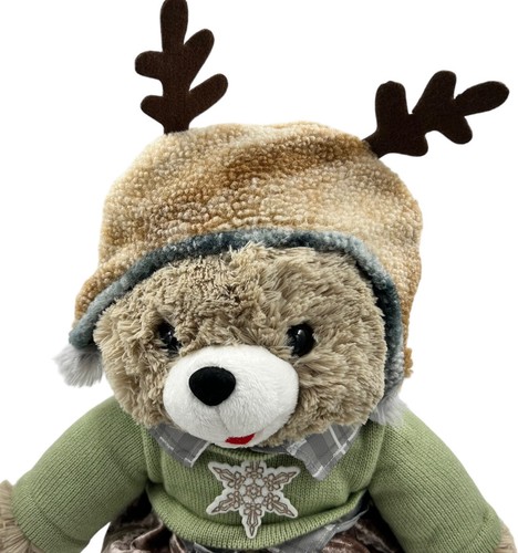 Holiday Snowflake Teddy Plush Teddy Bear Girl Christmas Stuffed Animal 2022 - Picture 4 of 13