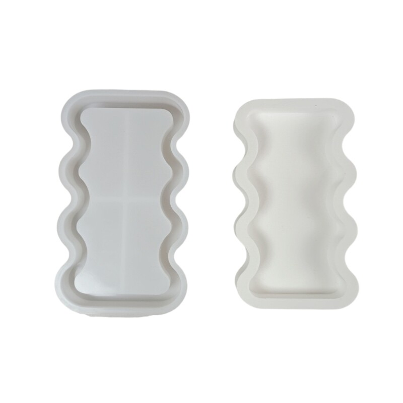 Ripple-Shaped Silicone Mold for Home Decor and Baking  