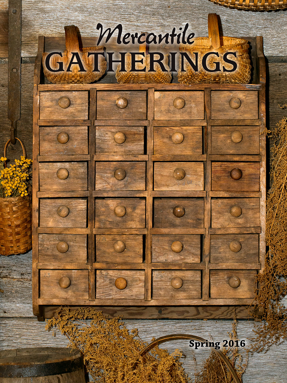 Mercantile Gatherings-LOT of 8 Magazines 2016-2017~Country Primitive Home Decor