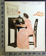 1909 SUFFRAGETTE VOTE BALLOT ELECTION POLL COLES PHILLIPS ART ILLUS COVER ZX79
