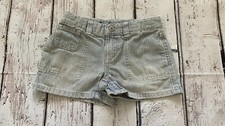 Ralph Lauren Girl Jean Shorts size 5 w/adjustable straps 
