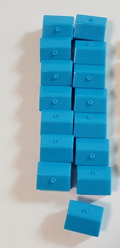 Monopoly Toy Story Board Game Replacement Pieces: Plastic 35 Houses & 15 Hotel - Picture 2 of 12