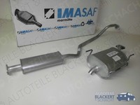 Imasaf Auspuffset MSD + ESD für Almera II 1.8 16V Euro4 Fliesheck 2000-