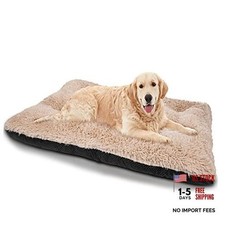 Dog Bed Crate Pad, Ultra Soft Calming Washable Anti-Slip Mattress 40 27 XL