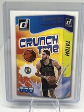 Jayson Tatum Press Proof Gold SP CRUNCH TIME 2024-25 Donruss Boston Celtics