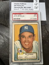 1952 TOPPS ALLIE REYNOLDS PSA 3