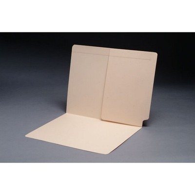 11pt Manila Folders, Full Cut END TAB, Letter Size, 1/2 Pocket Inside Back (Box