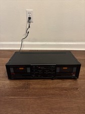 Sansui D-65BW stereo double cassette deck