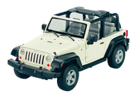 Welly 2007 Jeep Wrangler Weiss 1:24 Die Cast Metal Model Neu Im Kasten 16CM