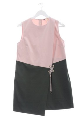 TED BAKER Wickelkleid Damen Kleid Gr. DE 38 dunkelgrün Casual-Look
