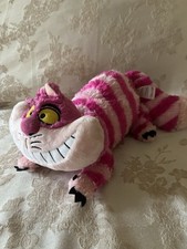 Disney Store Genuine CHESHIRE CAT Alice In Wonderland Plush Toy 18 Inches