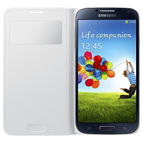 Funda abatible Samsung EF-MI950BWESTA S-View para Galaxy S4 - blanca Foto 3 de 4