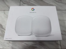 Google - Nest WiFi Pro - Wi-Fi 6E - Mesh Router - 2 Pack - Snow (White)