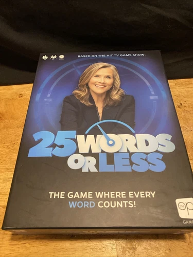 25 Words Or Less Fast Paced Word Friends Family Board Game