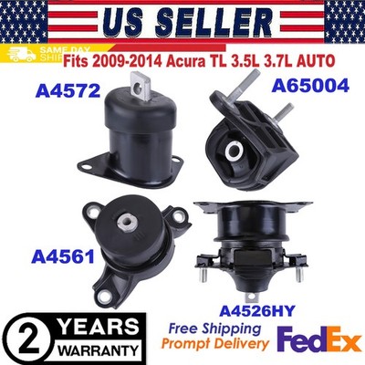 Engine Motor & Trans Mount Set 4pcs Fits 2009-2014 Acura TL 3.5L 3.7L AUTO M528