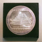 5 OZ. SILVER ROUND - Mexico, 10 New Pesos, 1993, NICE UNC CONDITION