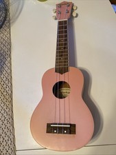 Mitchell Soprano Ukulele 21" Watermelon Pink All Strings Attached No Case