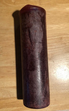 HURRICANE CANDLE 11.5 INCHES HIGH WITH A PAIR OF GLASS CYLINDER HOLDERS
