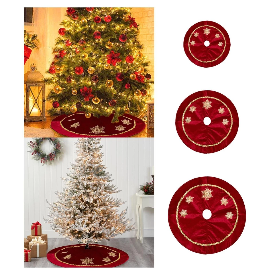 Jupe de Sapin de Noël, Tapis de Sapin de Noël, Décoration de Chambre, Nouvel - Photo 1/1