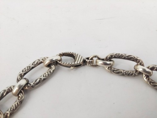 GUCCI Interlocking G GG Silver 925 Extra Thick Necklace - 第 4/6 張圖片