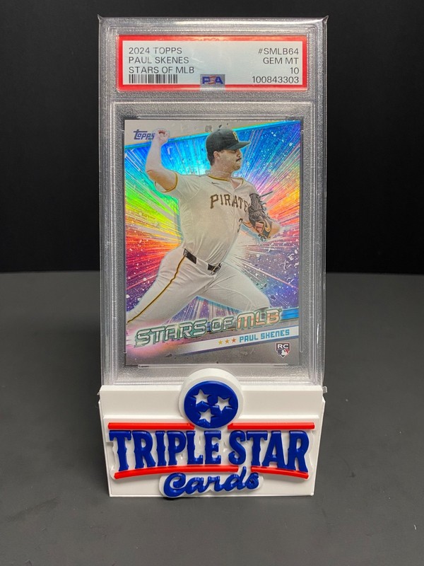 2024 TOPPS PAUL SKENES #SMLB64 STARS OF MLB PAUL SKENES PSA 10 RC