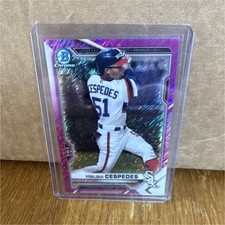 Topps 2021 Bowman Chrome Prospects Yoelqui Cespedes BCP-176 White Sox /199