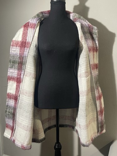 Spoon Jeans Jacket Size 1X Plus Size Plaid Faux Fur Shacked - Picture 5 of 10