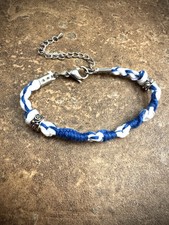PULSERA TZITZIT Ajustable TZIT TZIT Torá Borlas DEUT 6:8 YHWH Nudo