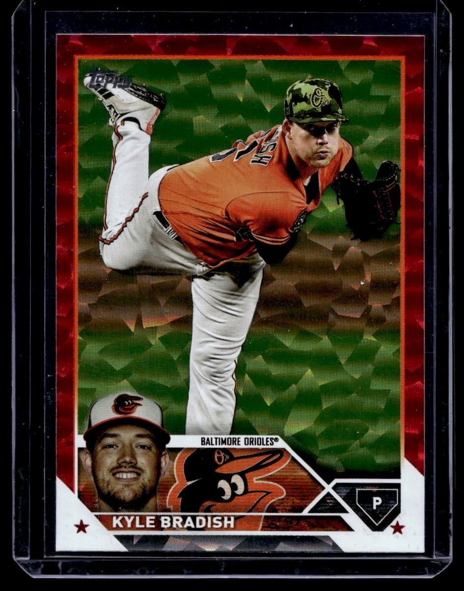 2023 Topps Red Foil Kyle Bradish 13/199 Baltimore Orioles #77