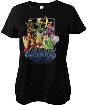Dungeons & Dragons Damen T-Shirt The Cartoon Girly Tee HSB-5-DAD020