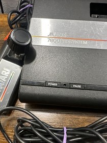 Atari 7800 ProSystem Console, Controllers, Power Supply, Cord/Adapter - Working!