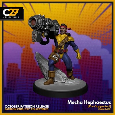 C27 - Forge Fan Sculpt (40mm Marvel Crisis Protocol Scale)
