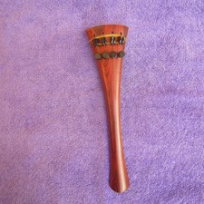 NEW - CELLO TAILPIECE-FOUR FINE TUNERS INTEGRATED 4/4 SIZE-WOOD GRAIN