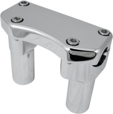 DRAG SPECIALTIES Handlebar Riser & Top Clamp Kit - Fits 3 Inch Buffalo