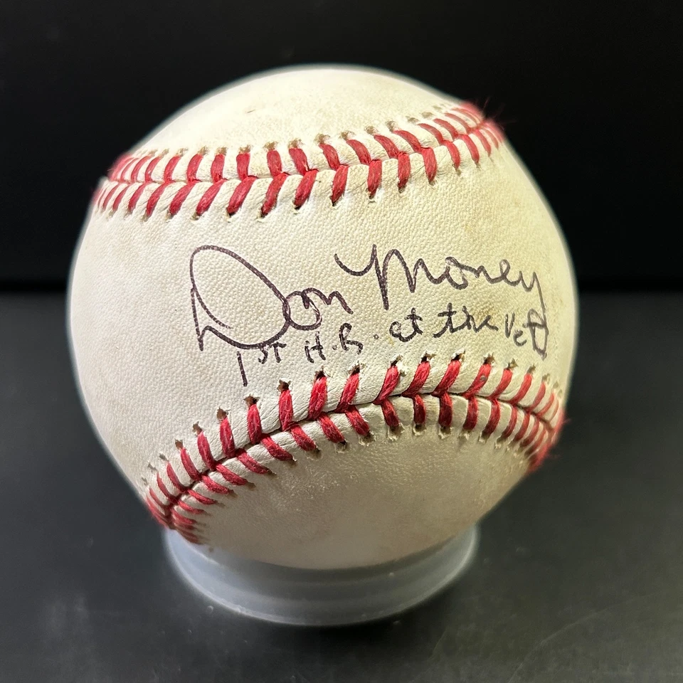 Don Money "1st HR at the Vet" Autografiado en Persona Béisbol Filis VER DESCRIPCIÓN Foto 2 de 4
