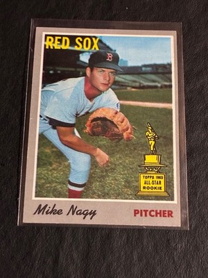 1970 Topps Gold Cup All-Star Rookie Mike Nagy #39 - No Creases - EX/NM