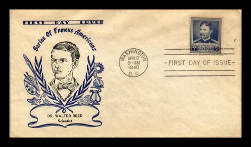 US COVER DR WALTER REED FAMOUS AMERICANS FIRST DAY ISSUE SCOTT 877 | eBay