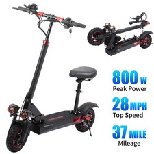 Electric Scooter 48v 800W For Adult 10"Off Road Fat Tires Fast Speed USA MAX vV