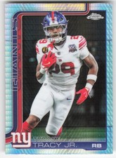 Tyrone Tracy Jr., 2025 Topps Chrome, #228, New York Giants,
