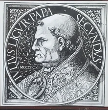 Julius II, Hans Burgkmair The Elder Magic Lantern Glass Slide