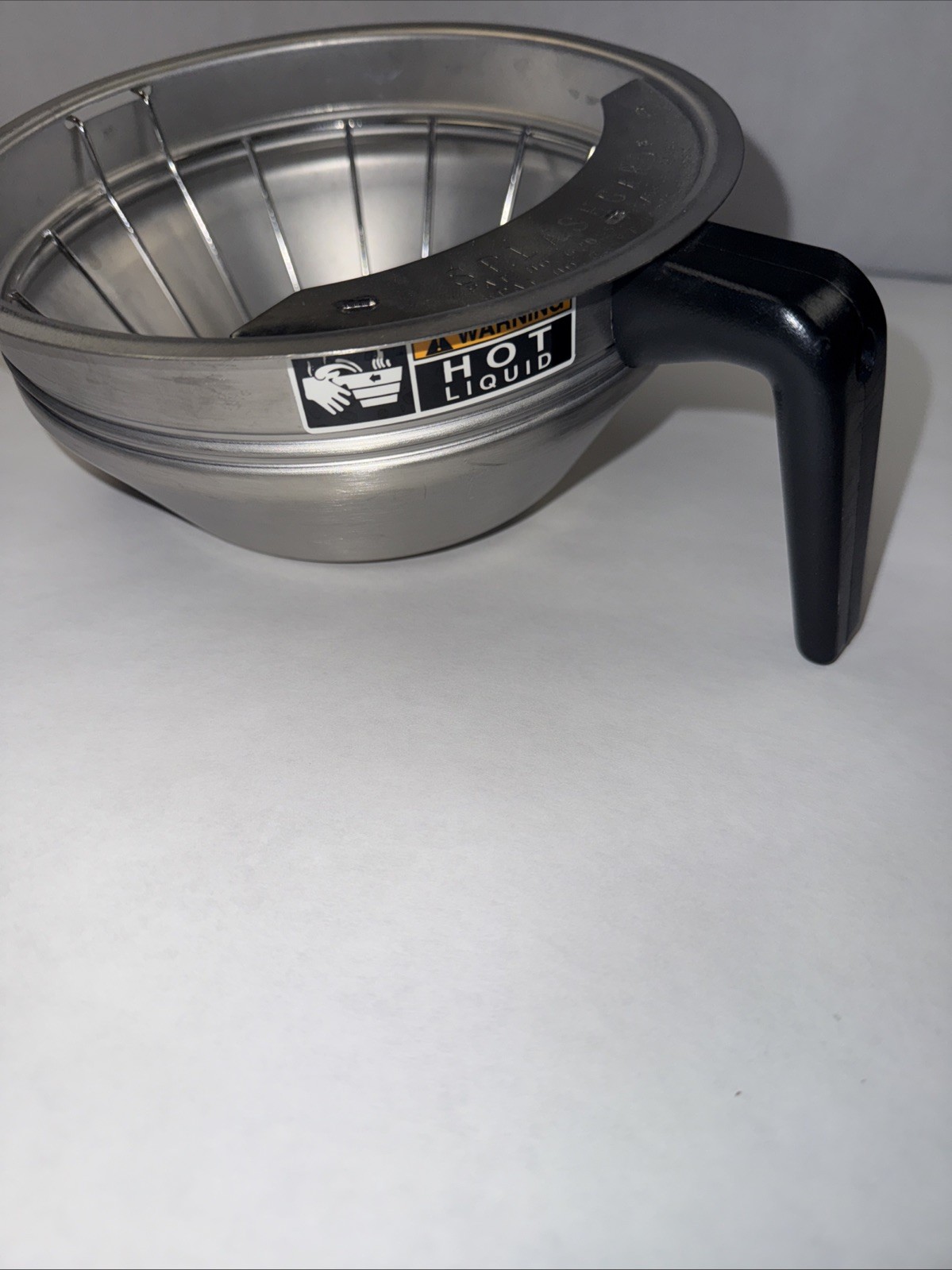 Bunn Coffee Replacement Basket Filter Stainless 7- 5/8 With Splash Guard See Pic