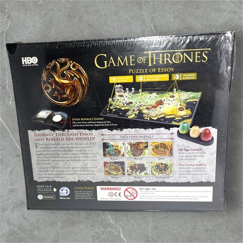 Game of Thrones Puzzle 4D di Essos 1350 Pezzi, Modelli, Repliche, Strutture, NUOVO - Foto 2 di 12