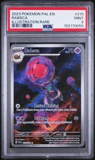 2023 POKEMON PAL EN-PALDEA EVOLVED ILLUSTRATION RARE #215 RABSCA PSA 9