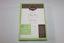 Gartner Studios Advice for Mom Brown Green Baby Shower Invitation Kit 25ct
